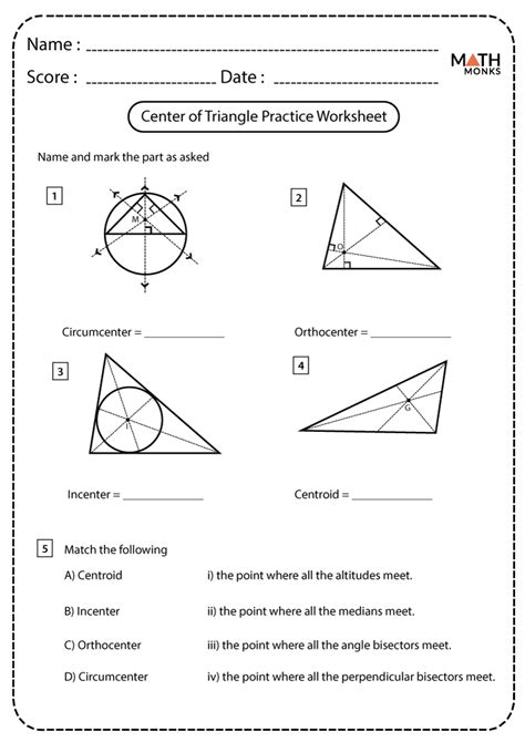 <b>Worksheets</b> are Centroid orthocenter <b>incenter</b> and <b>circumcenter</b>, Geometry practice centroid orthocenter, <b>Incenter</b>, Geometry notes name use perpendicular and, Medians and altitudes of triangles, Chapter 5 geometry ab workbook, Chapter 5 quiz, Centers of triangles <b>circumcenter</b> <b>and incenter</b> work. . Circumcenter and incenter worksheet pdf